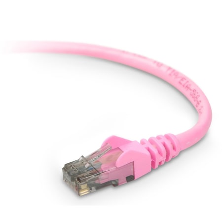 Belkin 15Ft Cat6 Snagless Patch Cable, Utp, Pink Pvc Jacket, 23Awg, 50 A3L980-15-PNK-S